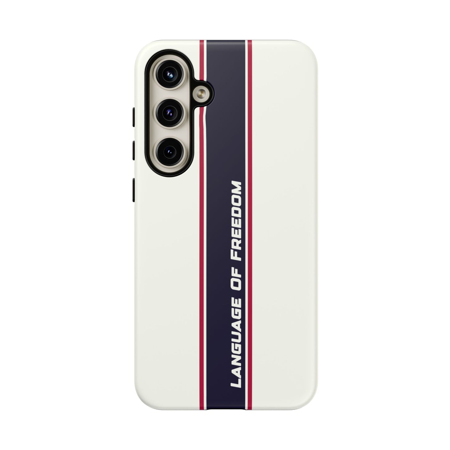 Language of Freedom Tough Case – Minimalist Design