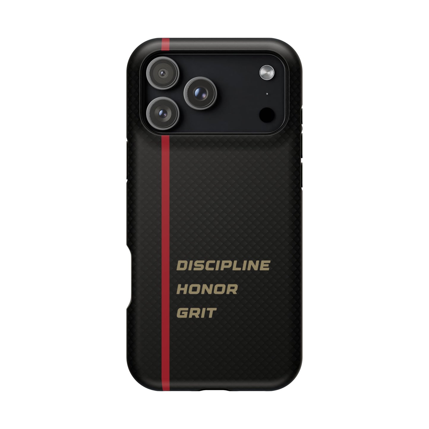 Discipline, Honor, Grit Impact-Resistant Phone Case