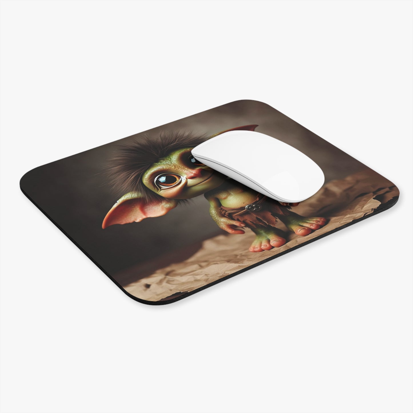 Whimsical Goblin Mouse Pad - Phantasy Desk Accessory