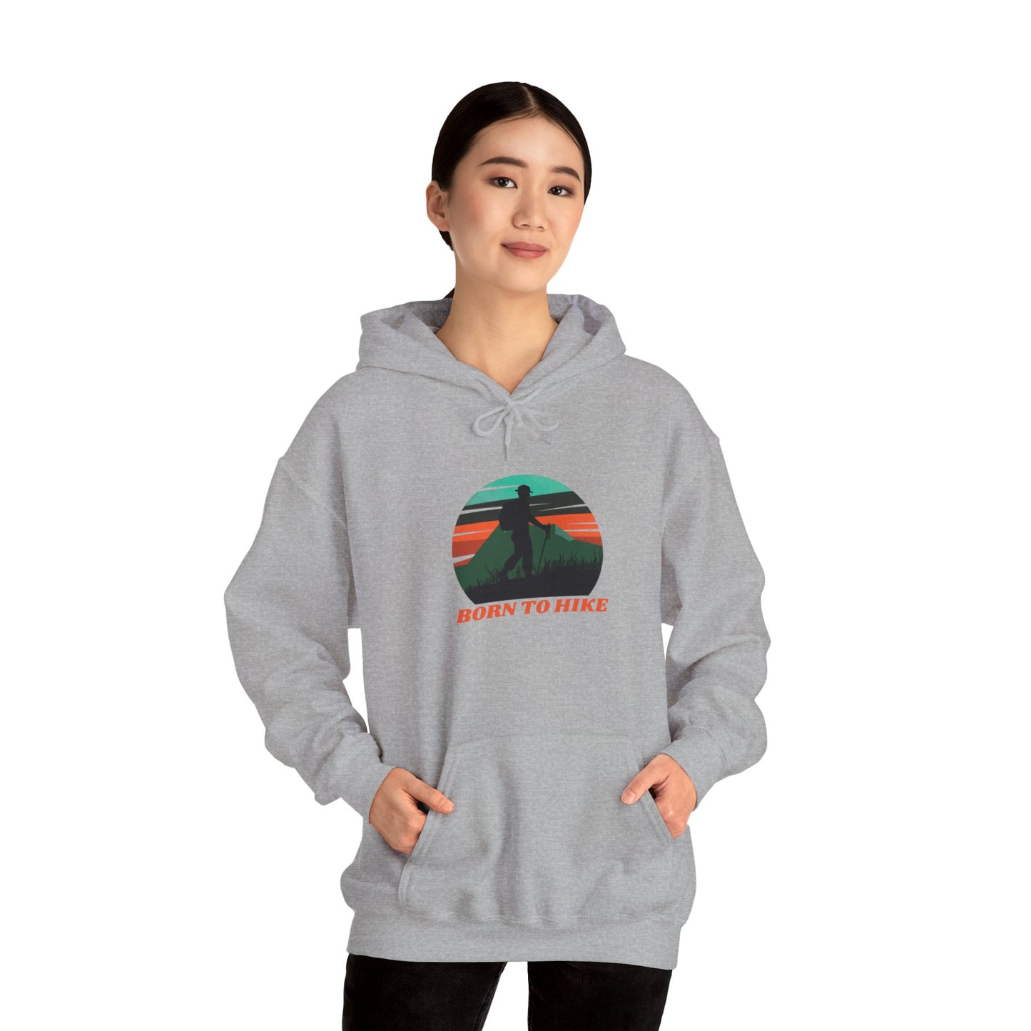 Born To Hike Unisex Heavy Blend™ Hooded Sweatshirt