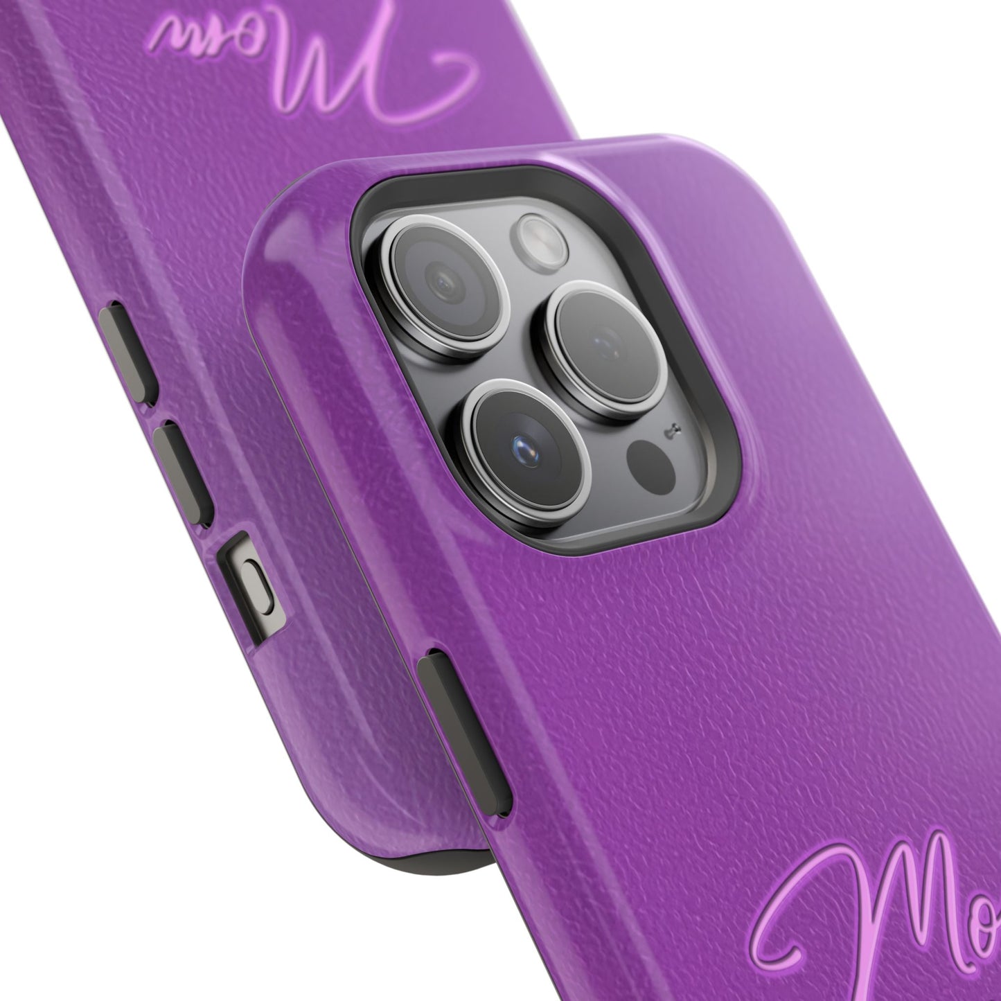 Mom On Duty Impact-Resistant Case, Purple Case for Mothers