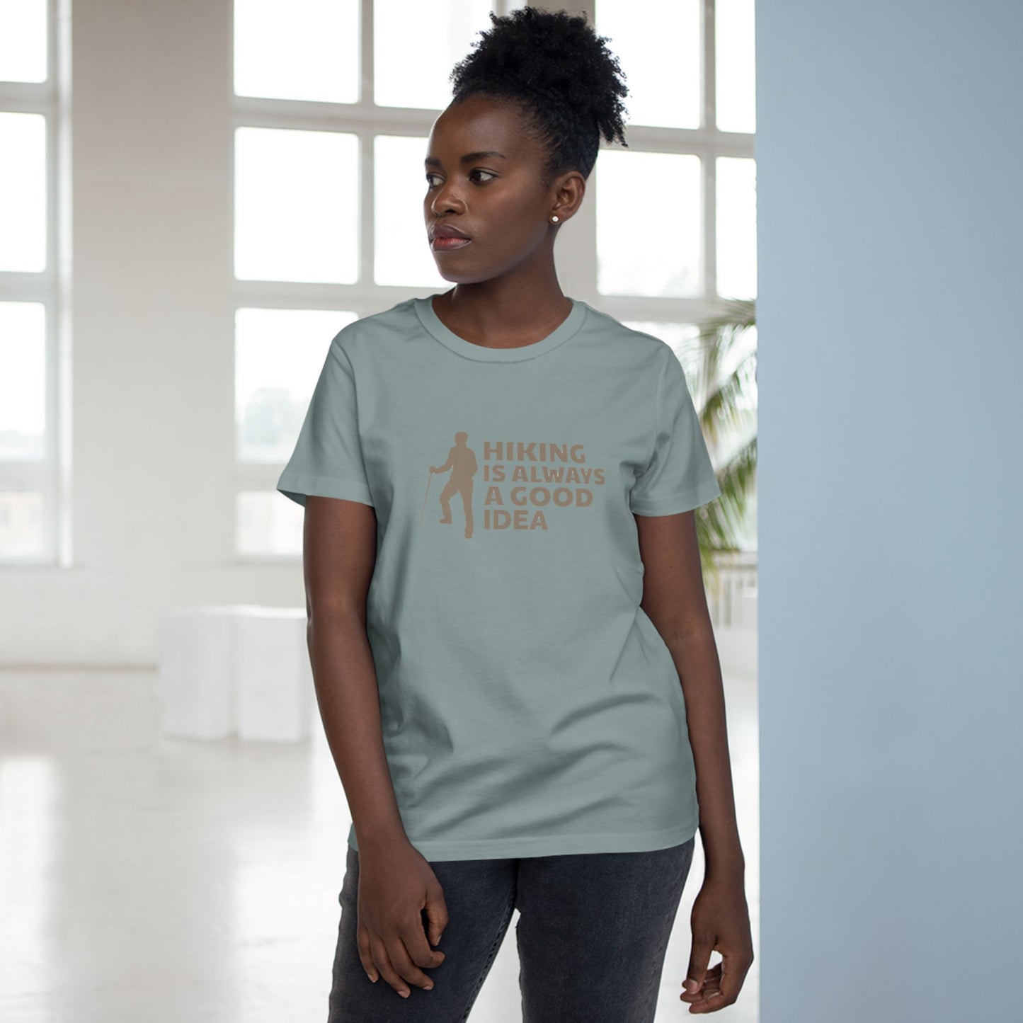 Hiking Is Always A Good Idea Women’s Maple Tee