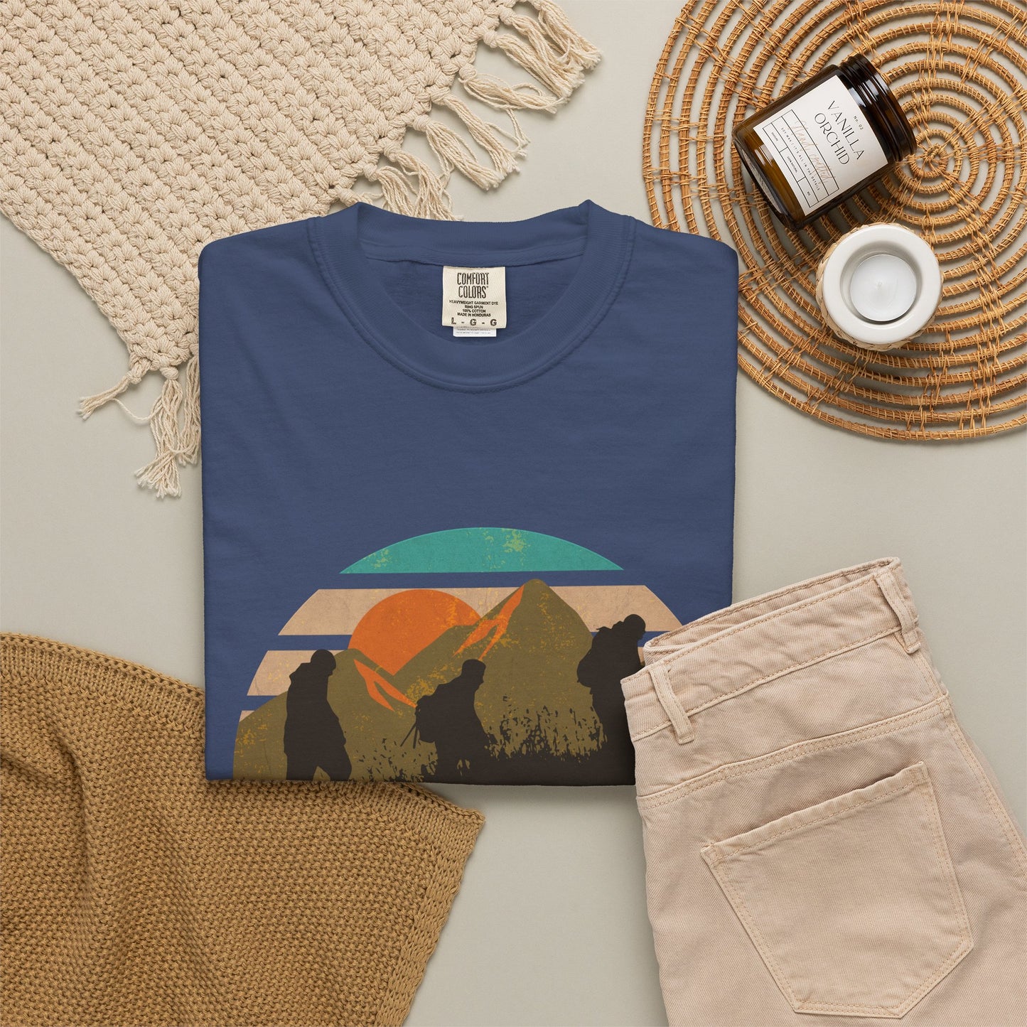 Take Me To The Mountains Unisex Garment-Dyed T-shirt