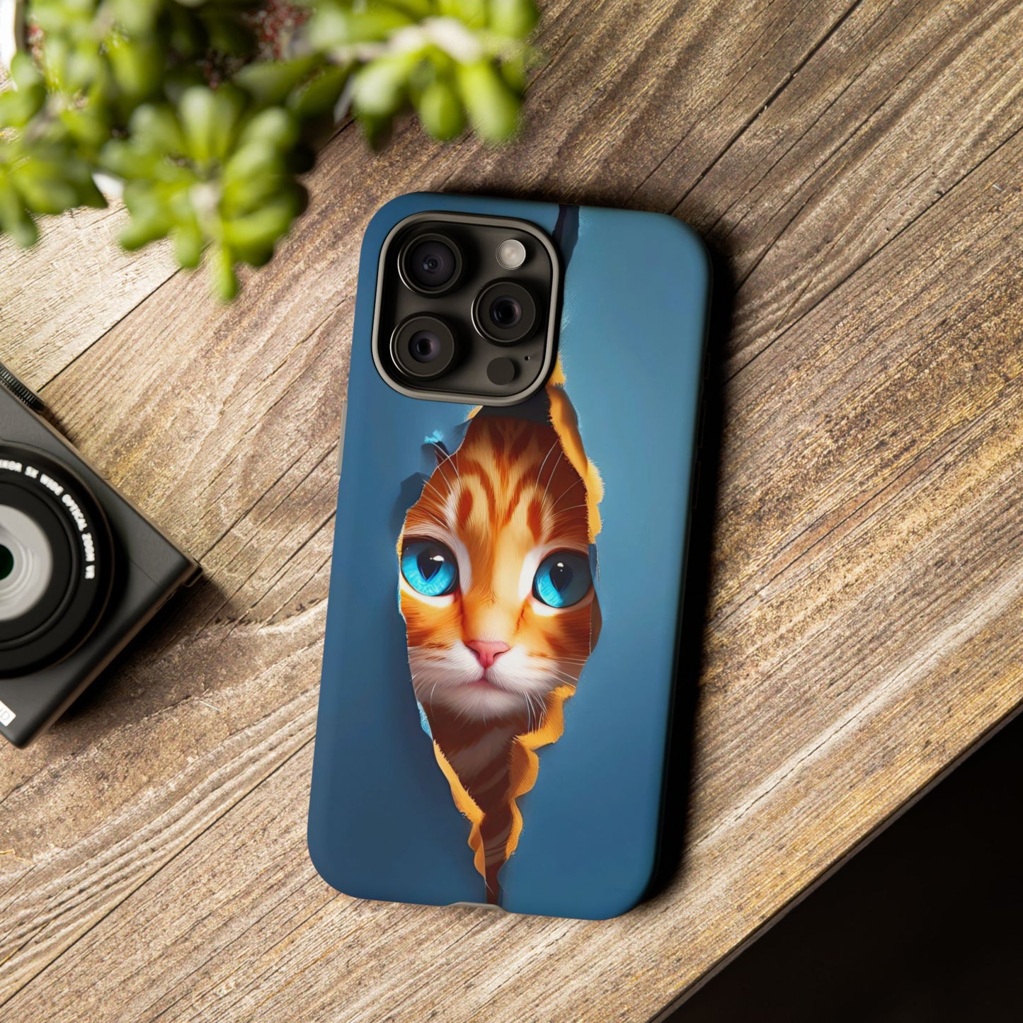 Curious Kitten Tough  Case for iPhone