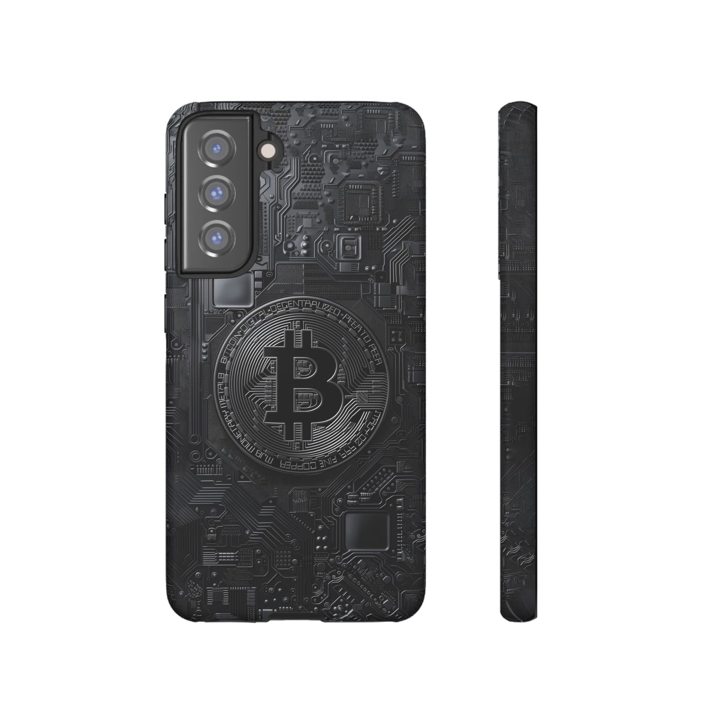 Bitcoin Samsung Tough Phone Case, Cryptocurrency Protection Cover