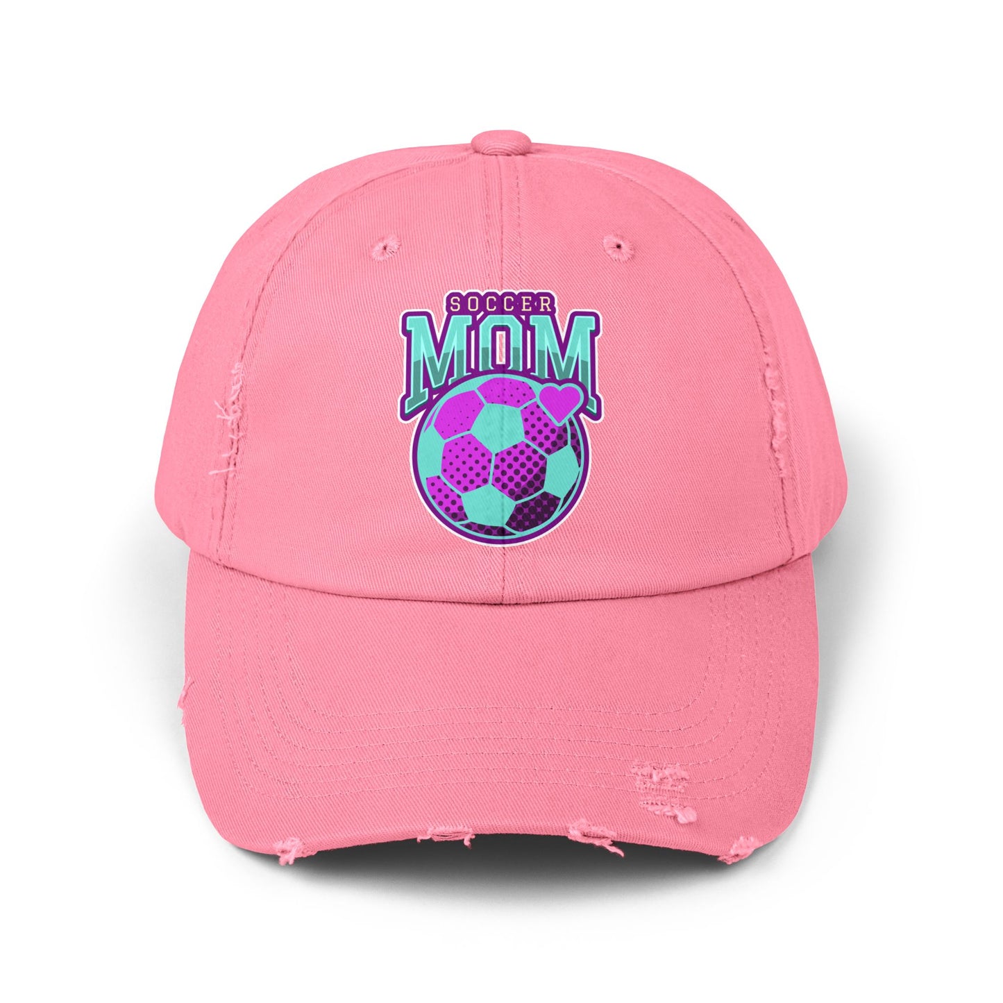 Soccer Mom Unisex Distressed Cap