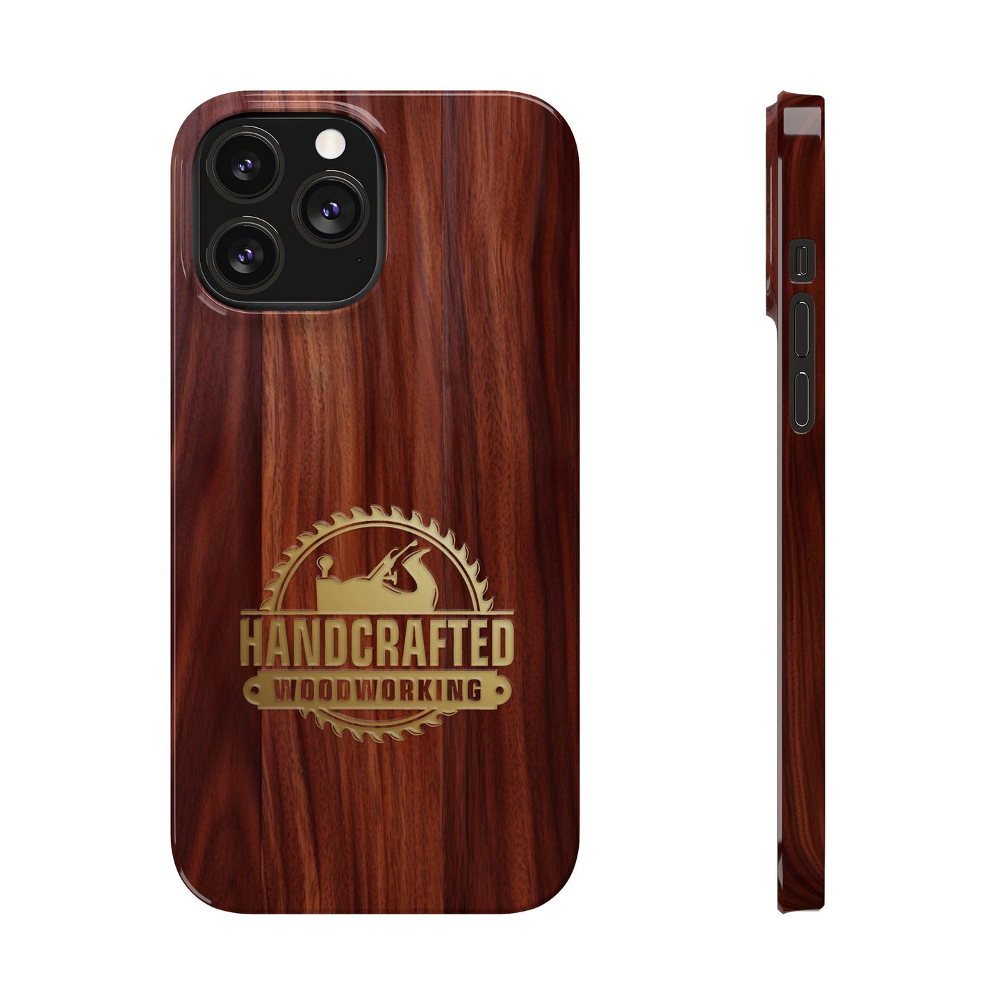 Woodworking Logo Slim Cases, iPhone