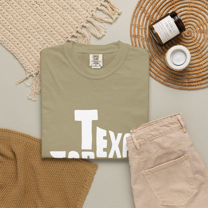 Texas Forever Garment-Dyed Unisex T-Shirt – Casual Comfort for Proud Texans
