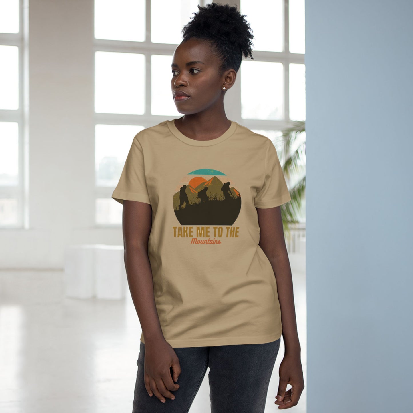 Take Me To The Montains Women’s Maple Tee