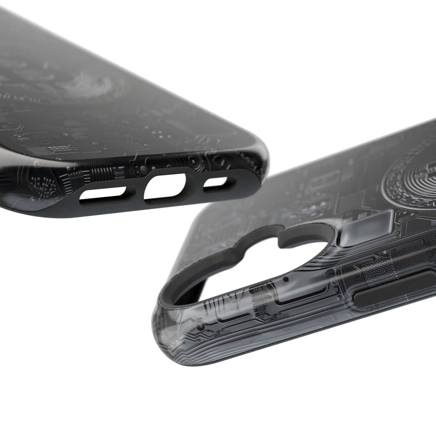 Black Bitcoin Magnetic iPhone Cases - Ideal for Tech Enthusiasts