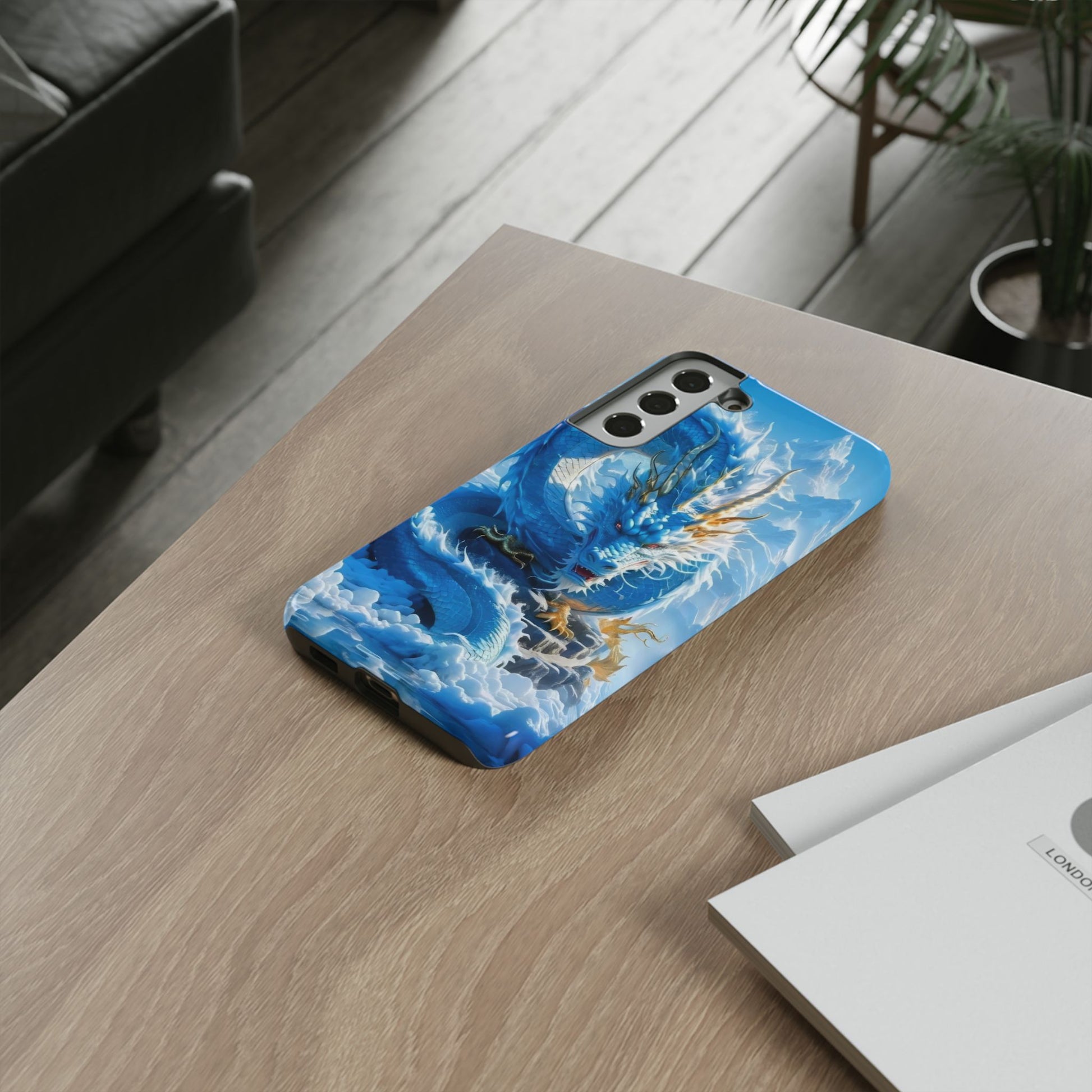 Ice Dragon Samsung Phone Case Fantasy Phone Cover