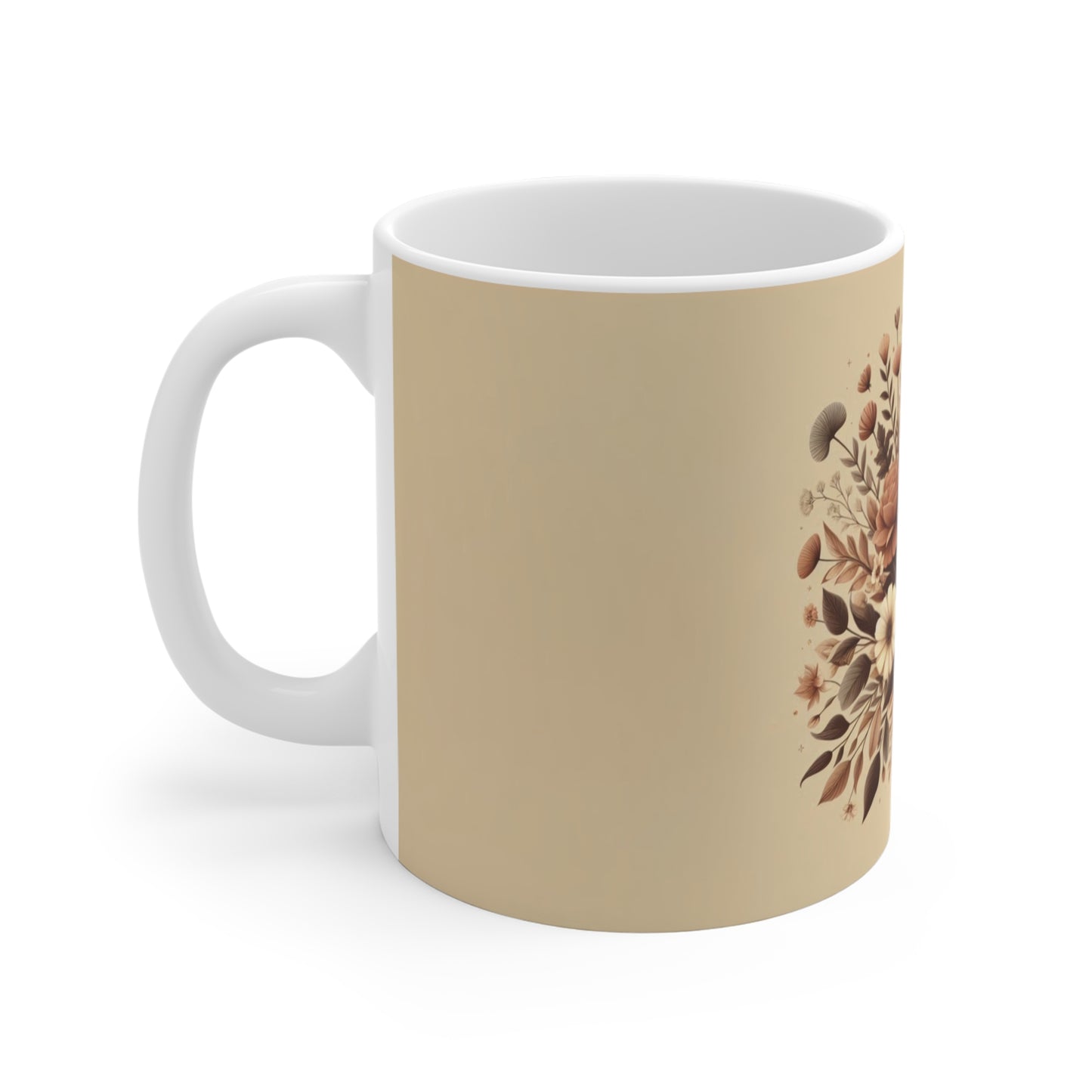 Autumn Pastel Bouquet Mug 11oz