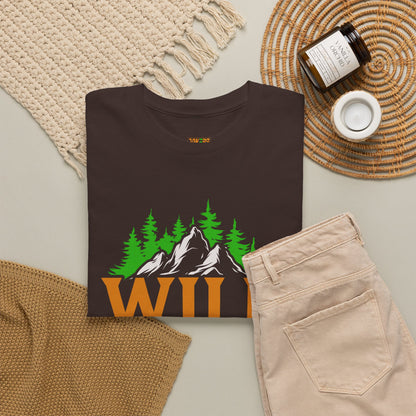Wild and Free Unisex Heavy Cotton Tee - Perfect for Adventure Lovers