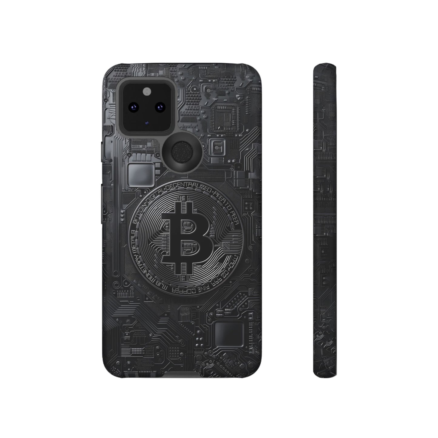 Bitcoin Google Pixel Tough Phone Case, Cryptocurrency Protection Cover