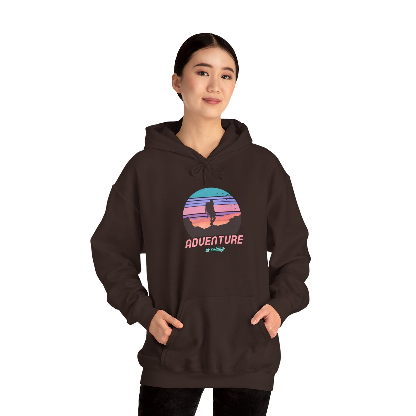 Adventure Is Calling Unisex Heavy Blend™ Hooded Sweatshirt