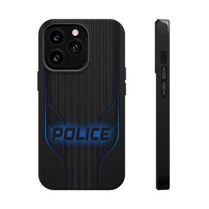 Police Magnetic Phone Cases, Blue Light