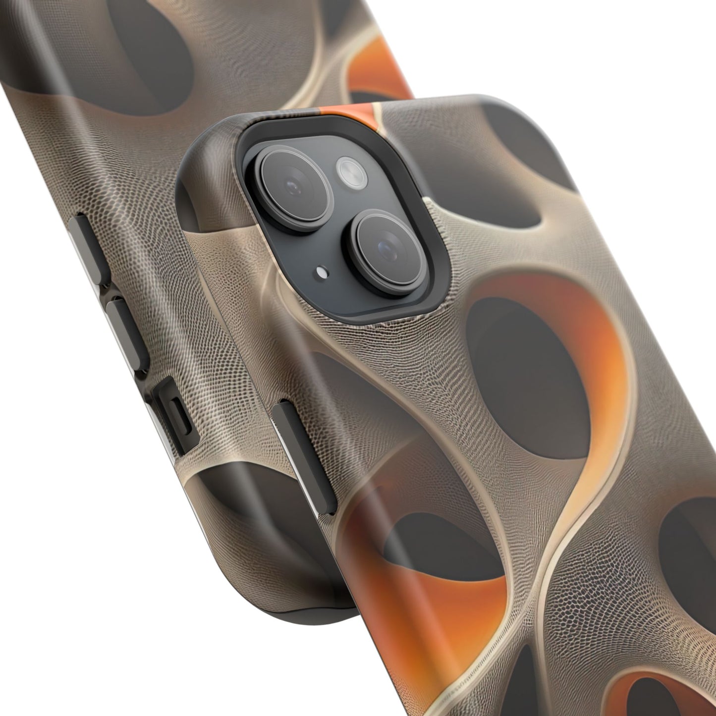 Stylish Magnetic Phone Cases, Abstract Geometric Design