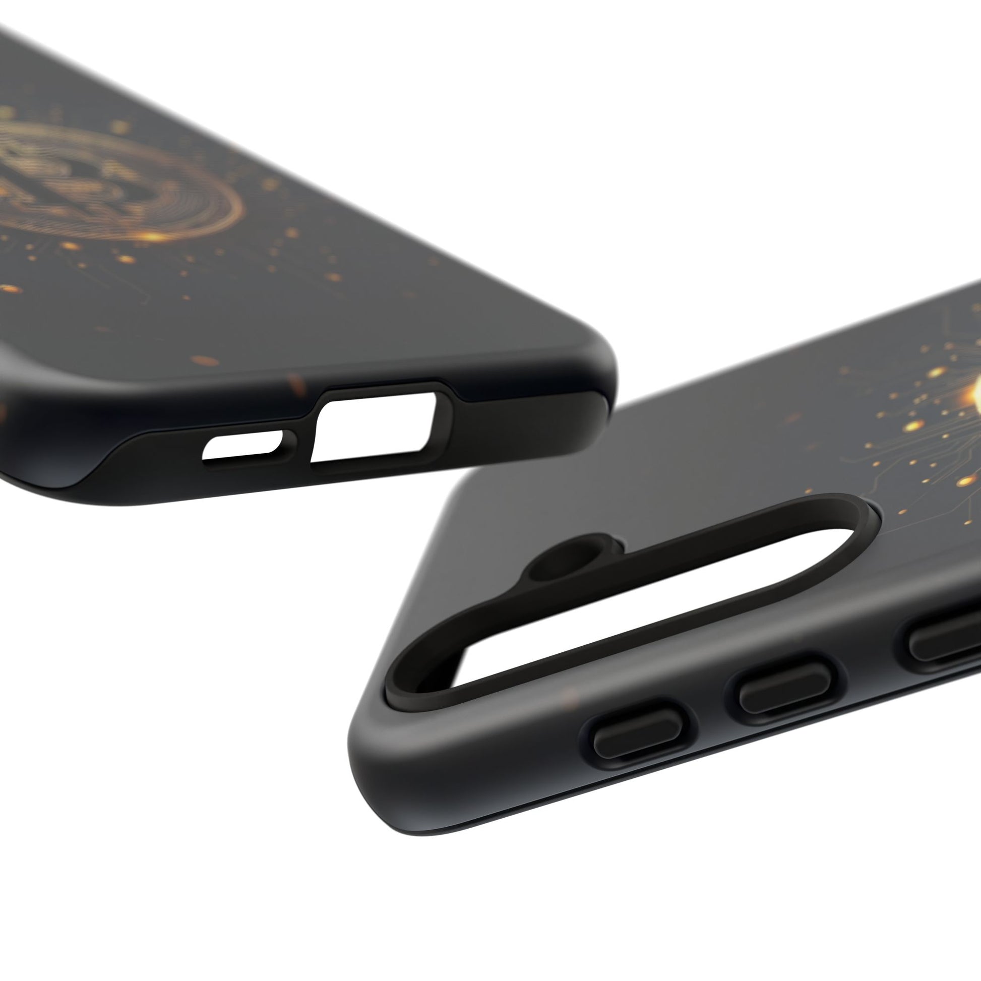 Bitcoin Samsung Tough Case for Smartphones, Crypto Lover Phone Accessory