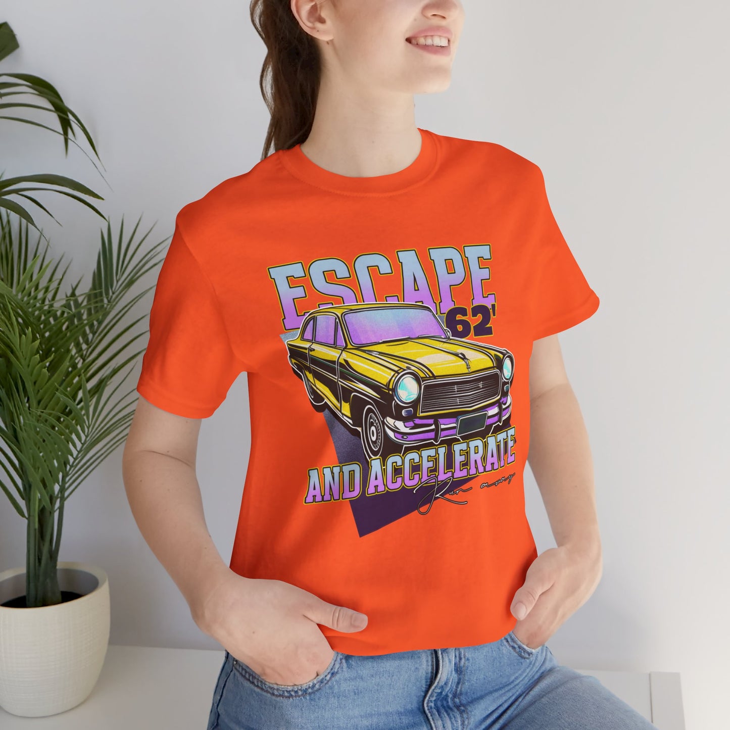 Escape And Accelerate Unisex Jersey Short Sleeve Tee