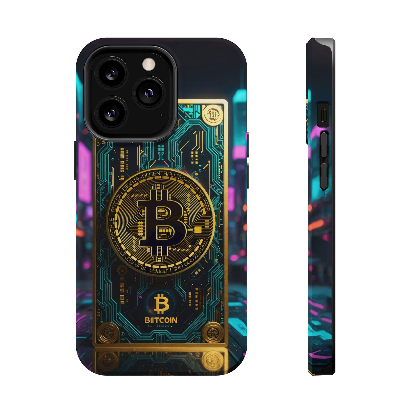 Bitcoin Magnetic Phone Case, Unique Phone Cover