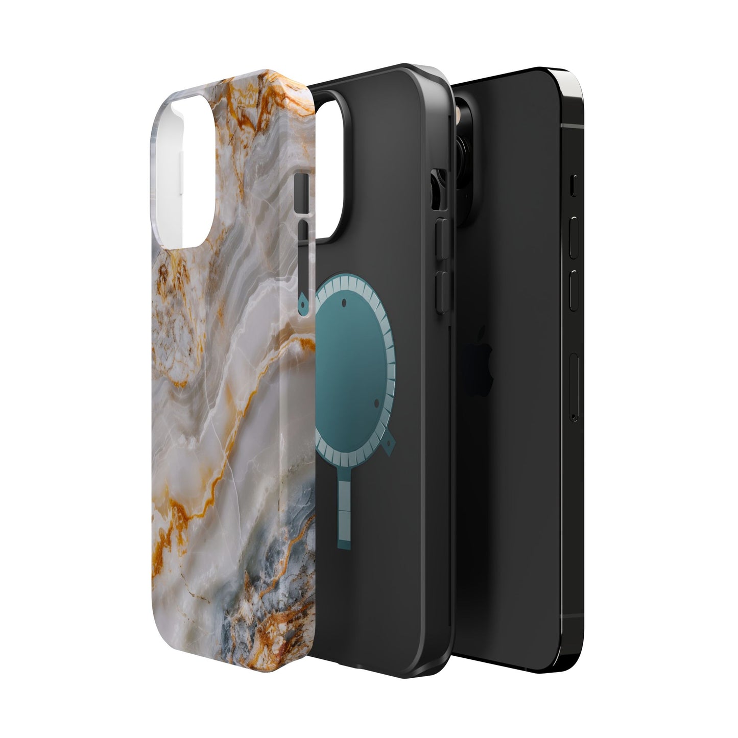Pure Elegance Marble Magnetic iPhone Case, Stylish & Trendy Accessories
