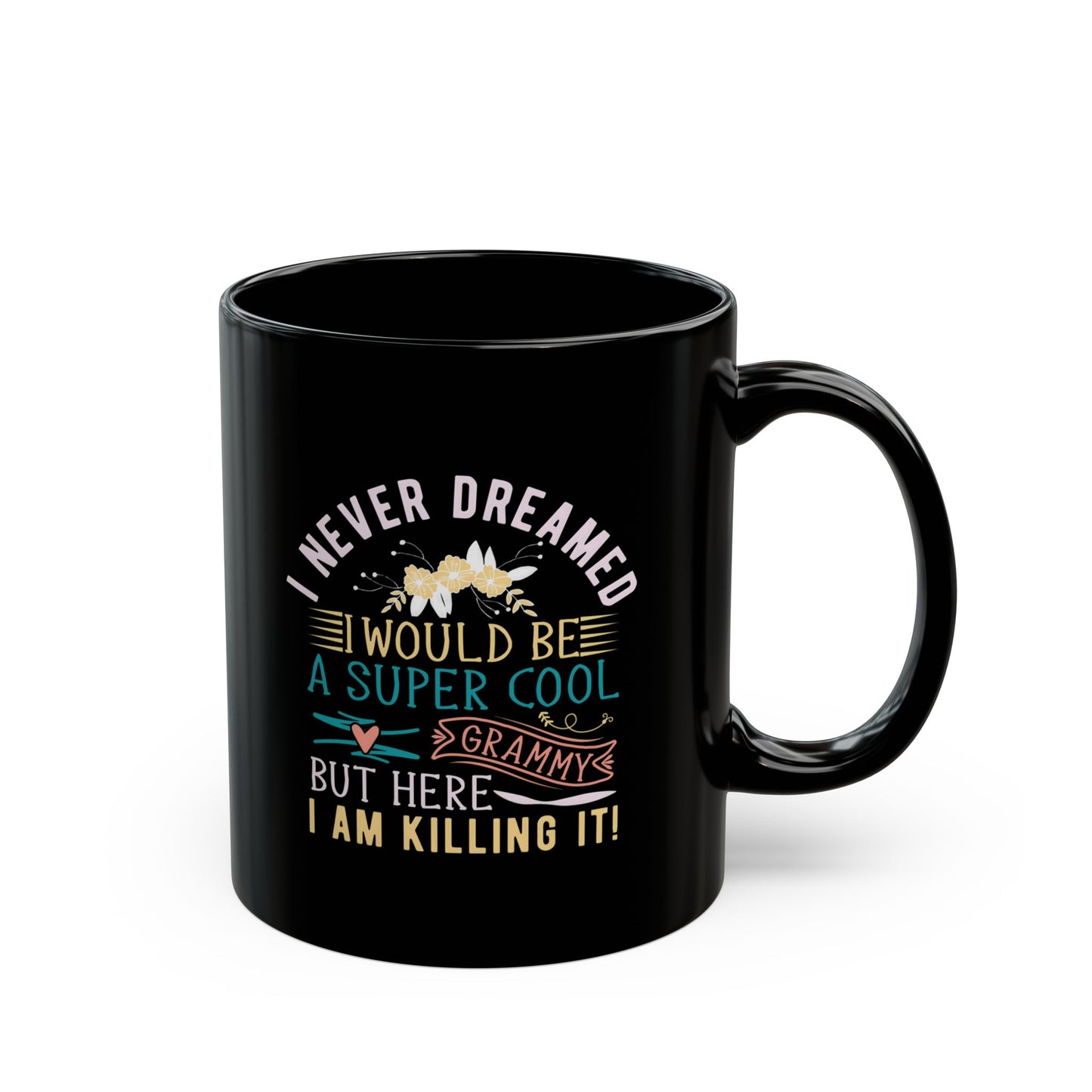 Super Cool Grammy Black Coffee Mug — 11oz & 15oz