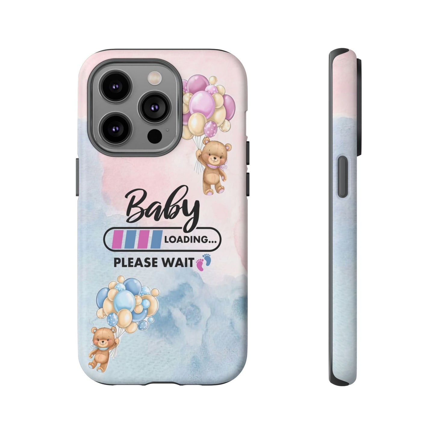 Cute Baby Loading Phone Case for iPhone - Maternity Cover for Pregnancy Reveal or Baby Shower
