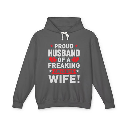 Proud Husband Hooded Sweatshirt for Men