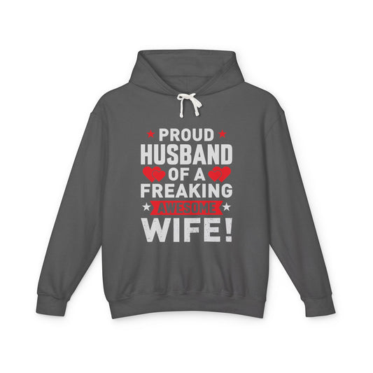Proud Husband Hooded Sweatshirt for Men