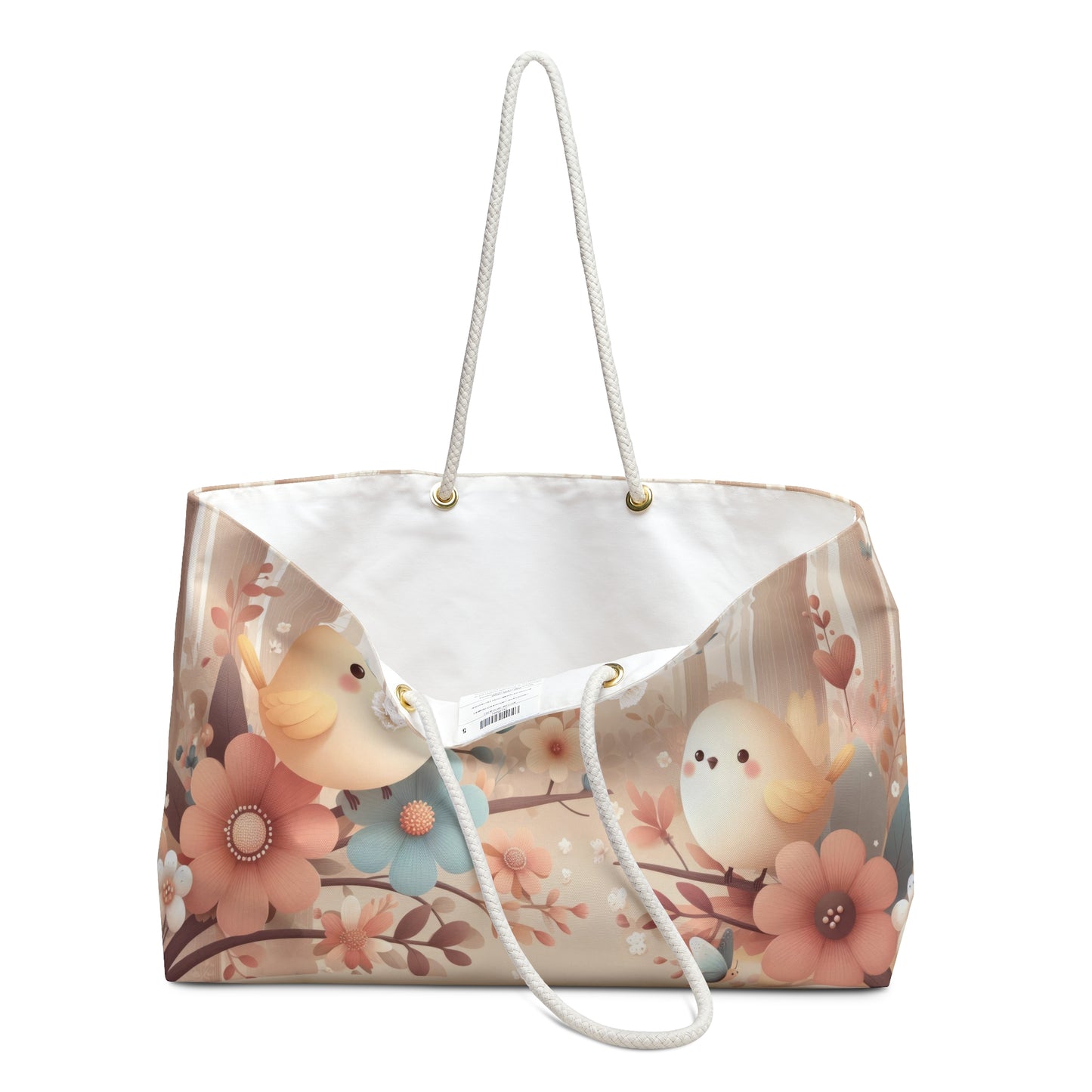 Pastel Canaries Weekender Bag