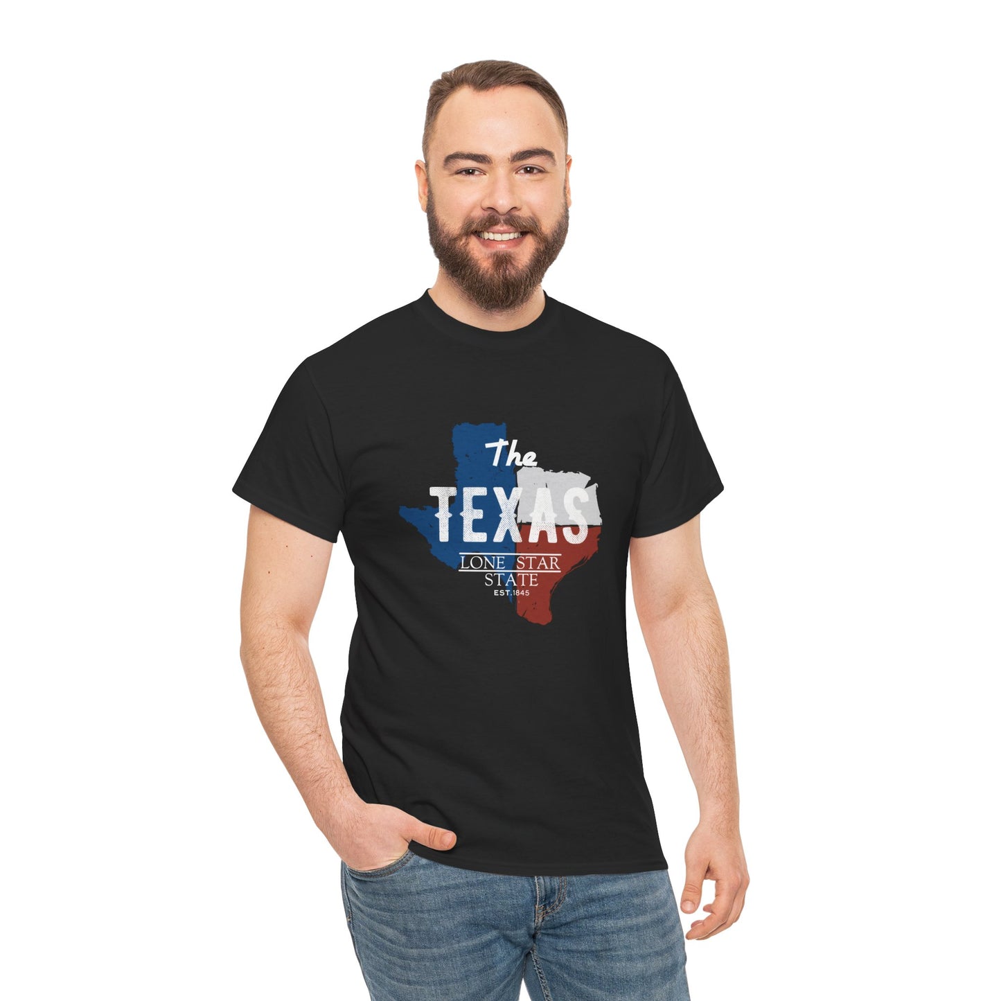 Texas Pride Unisex Heavy Cotton Tee | Lone Star State Graphic Shirt