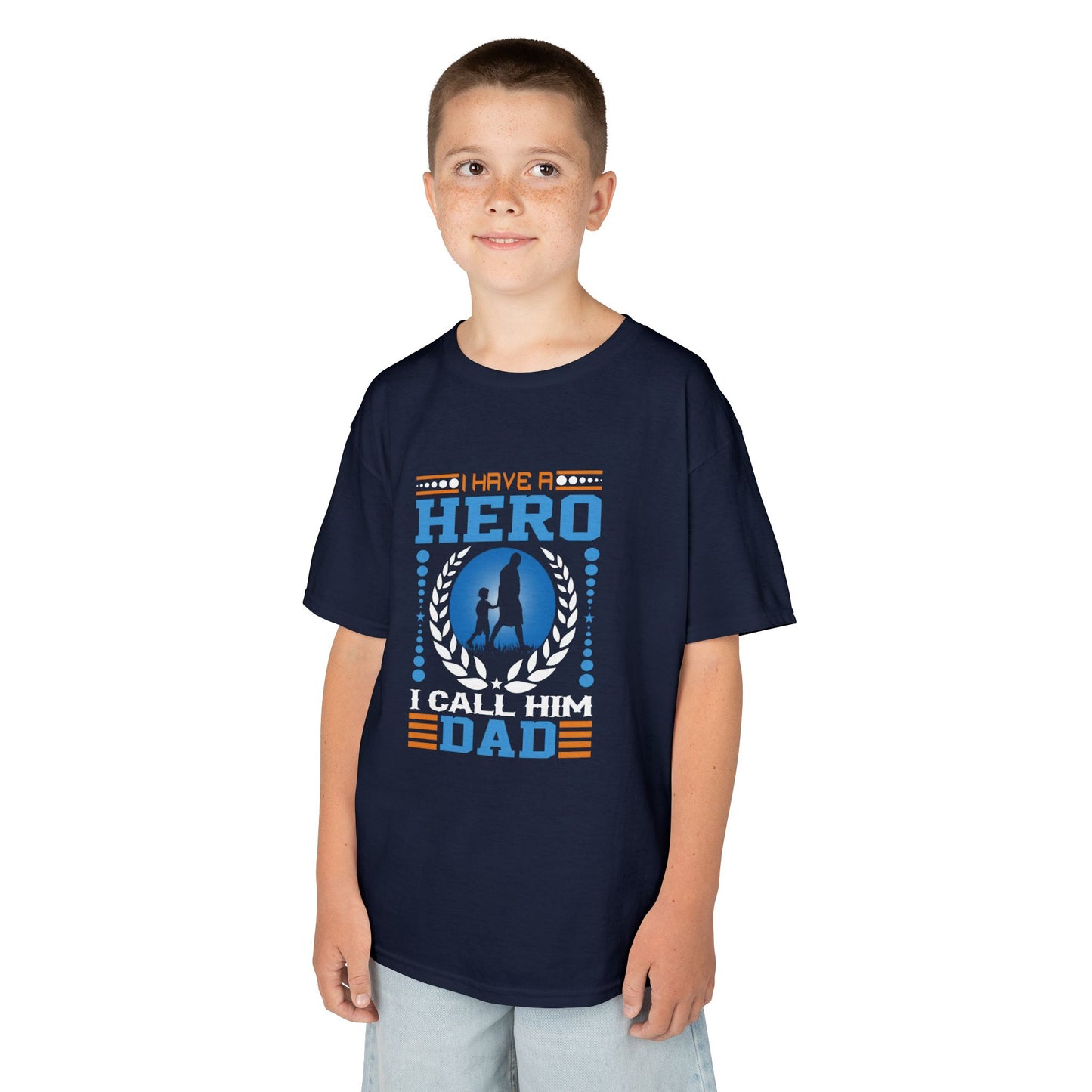 Kids Hero Dad Tee - Perfect for Father's Day Celebrations