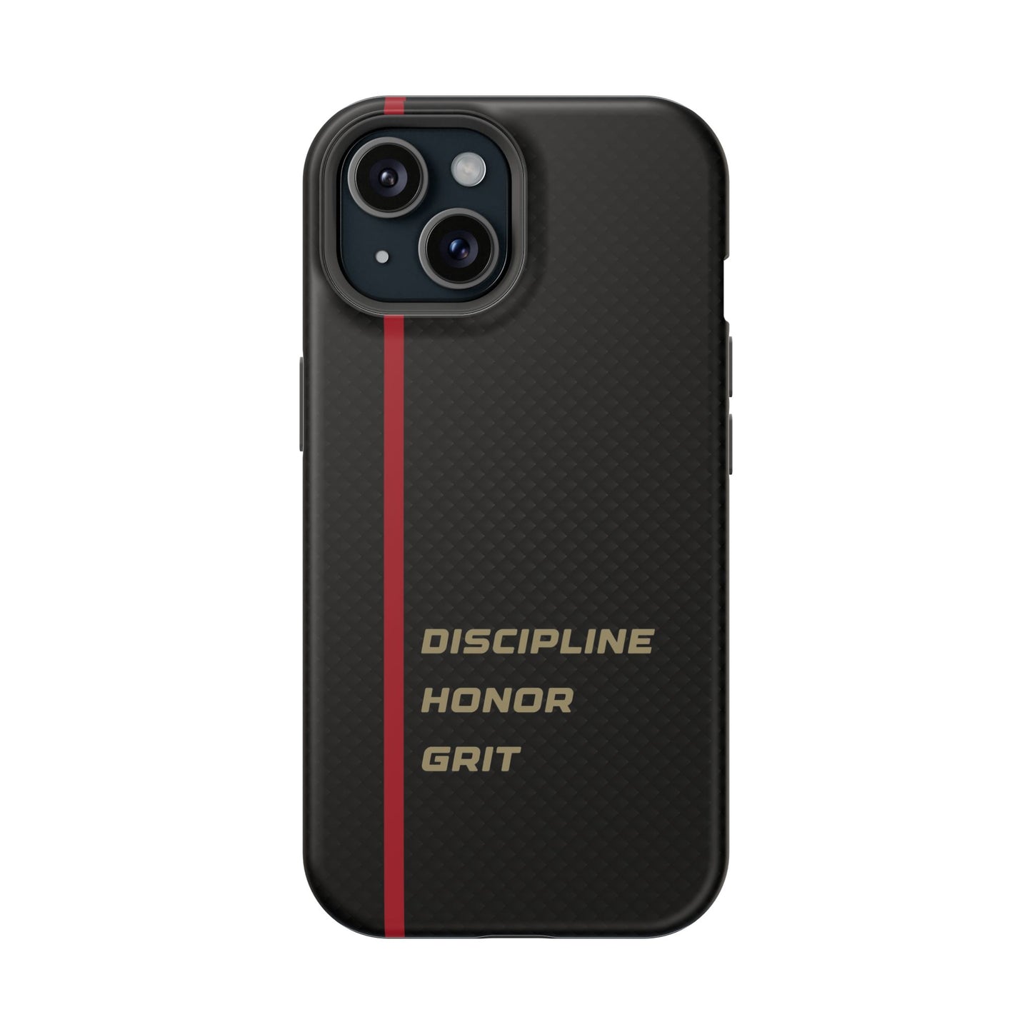 Discipline, Honor, Grit Impact-Resistant Phone Case