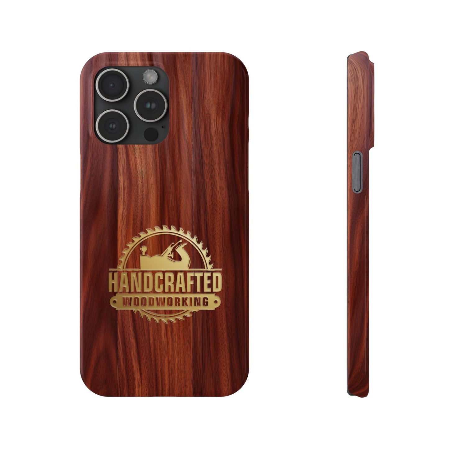 Woodworking Logo Slim Cases, iPhone