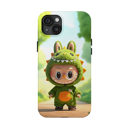 The Monsters Tough Case for iPhone Models – Playful Dinosaur Design, Dual Layer Protective Cover, Fun Mobile Accessory