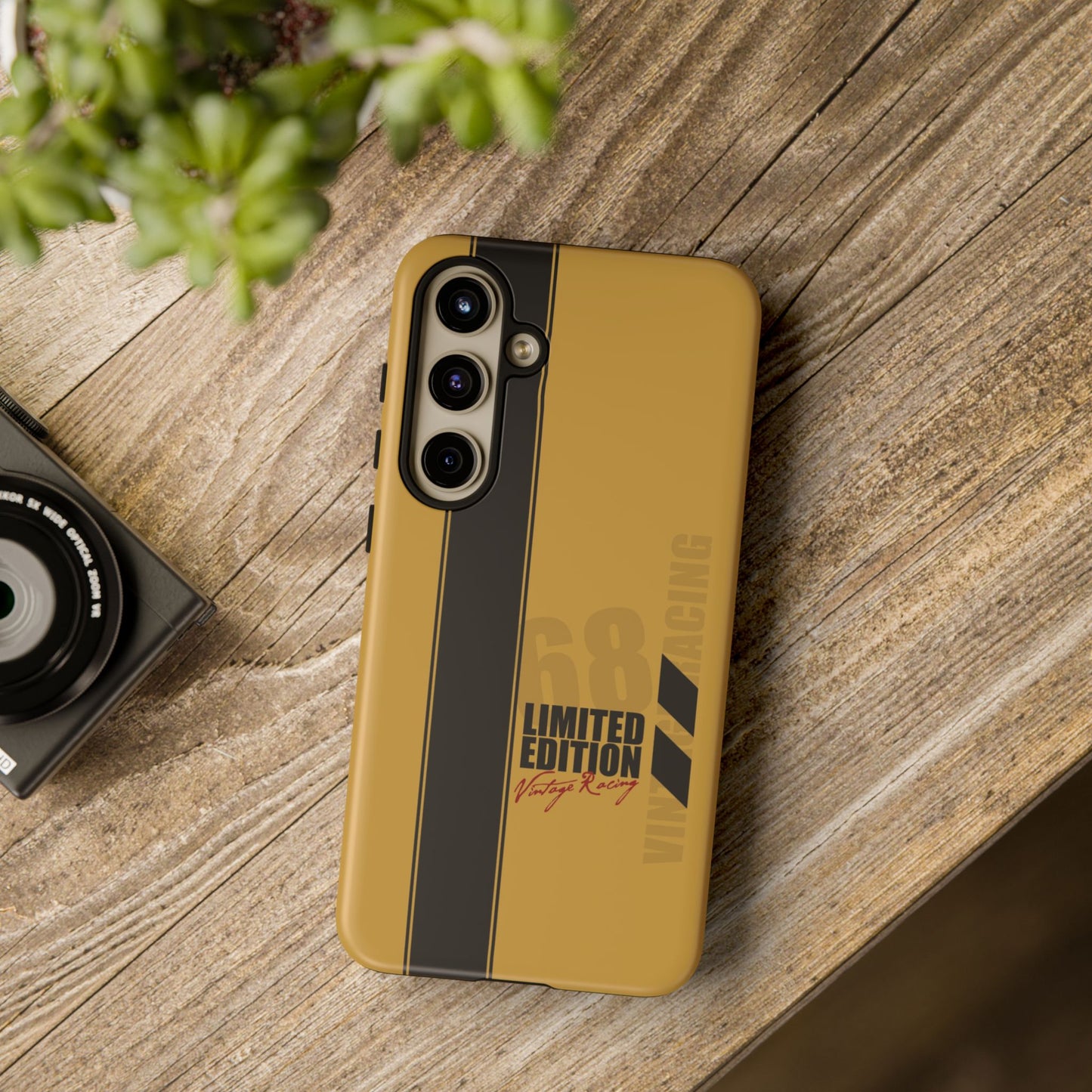 Vintage Racing 68 Tough Case, Retro Racecar Design