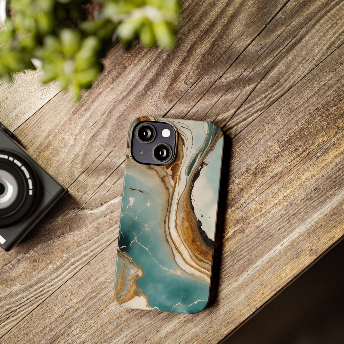 Marble Slim Phone Case, Stylish Protective Cover