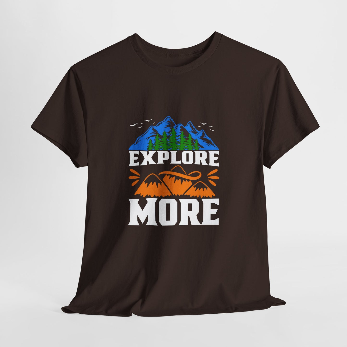 Explore More Adventure Tee - Unisex Heavy Cotton T-Shirt