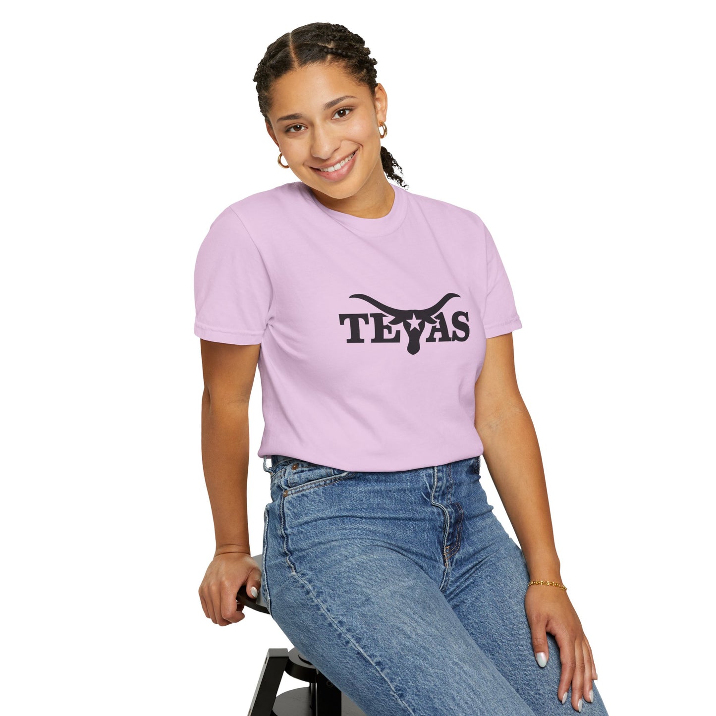 Texas Unisex Garment-Dyed T-Shirt - Cool Western Vibe for Everyday Wear