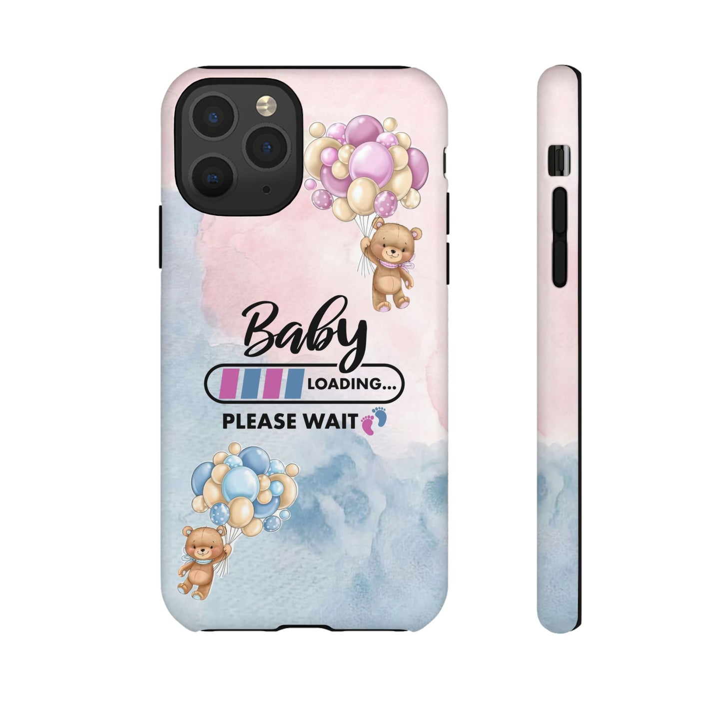 Cute Baby Loading Phone Case for iPhone - Maternity Cover for Pregnancy Reveal or Baby Shower