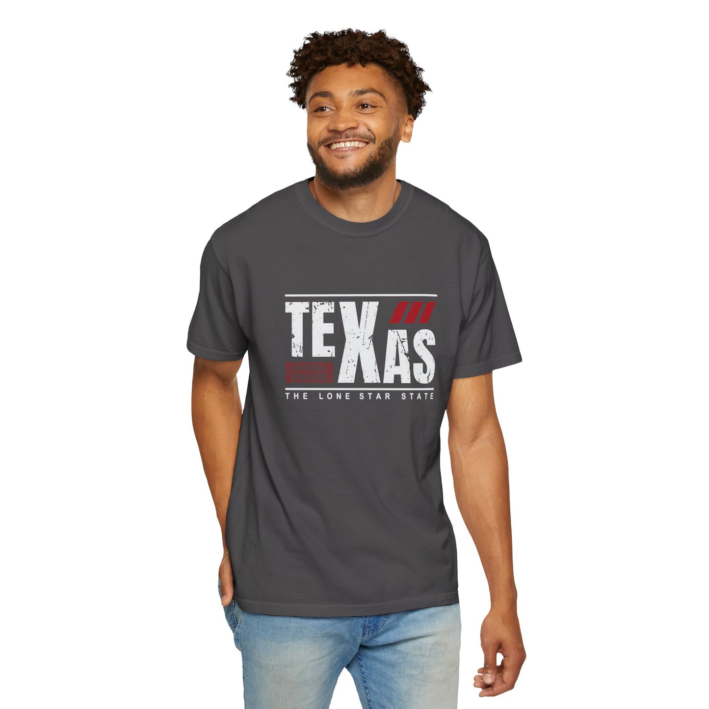 Unisex Texas Garment-Dyed T-Shirt - Casual Urban Style