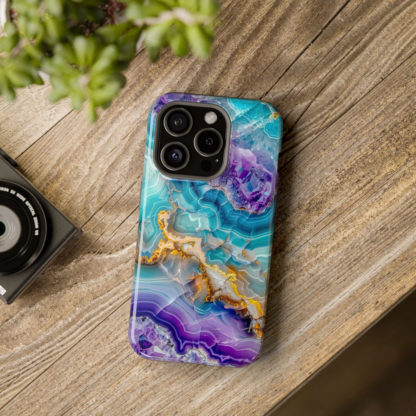 Turquoise Veil Magnetic Phone Case