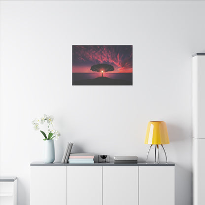 Golden Hour Through the Leaves - Canvas Print