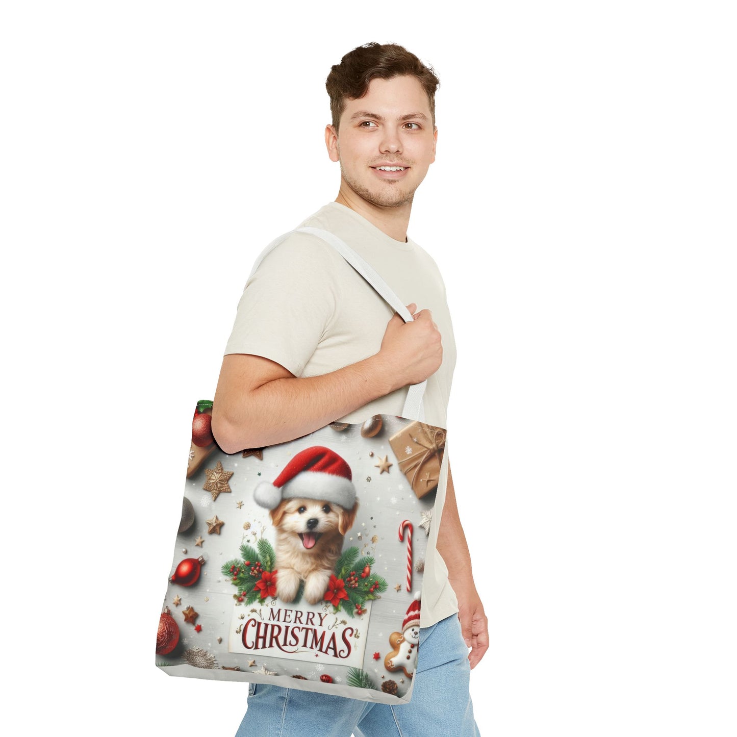 Jingle Paws Tote Bag (AOP)