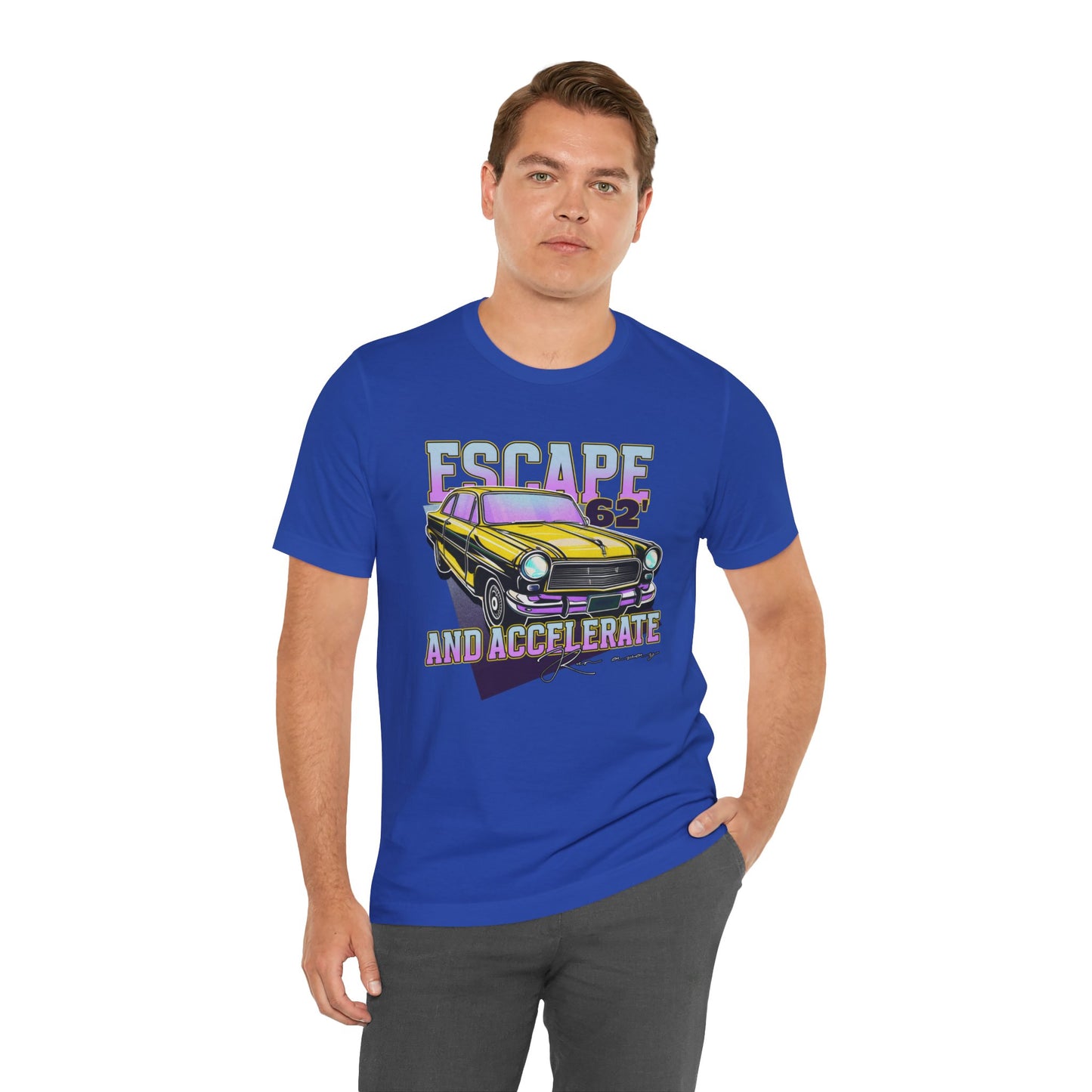 Escape And Accelerate Unisex Jersey Short Sleeve Tee