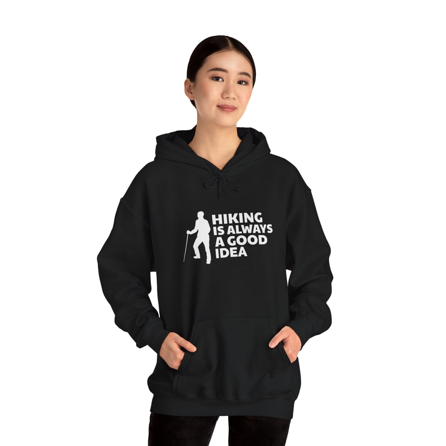 Hiking Is Always A Good Idea Unisex Heavy Blend™ Hooded Sweatshirt