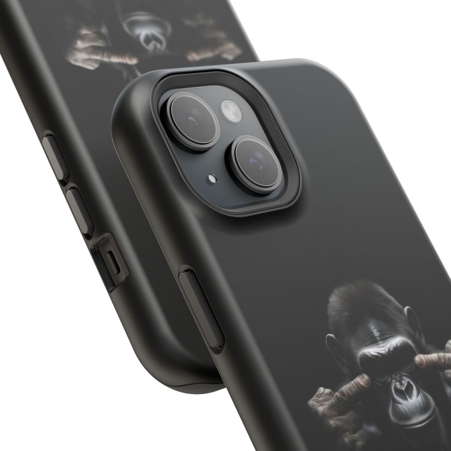 Edgy Gorilla Magnetic iPhone Case, Unique Cell Phone Cover