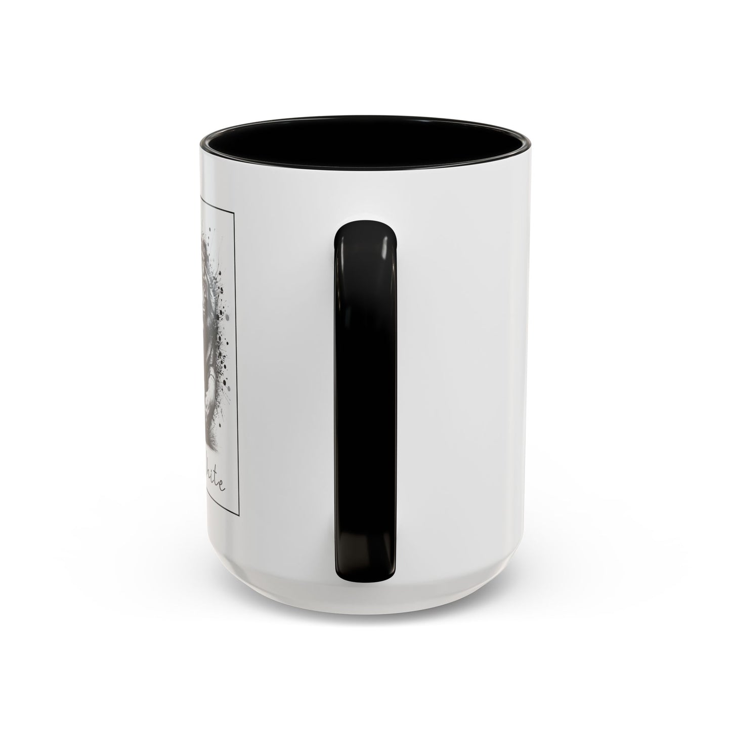 Black & White Tigers Accent Coffee Mug (11, 15oz)