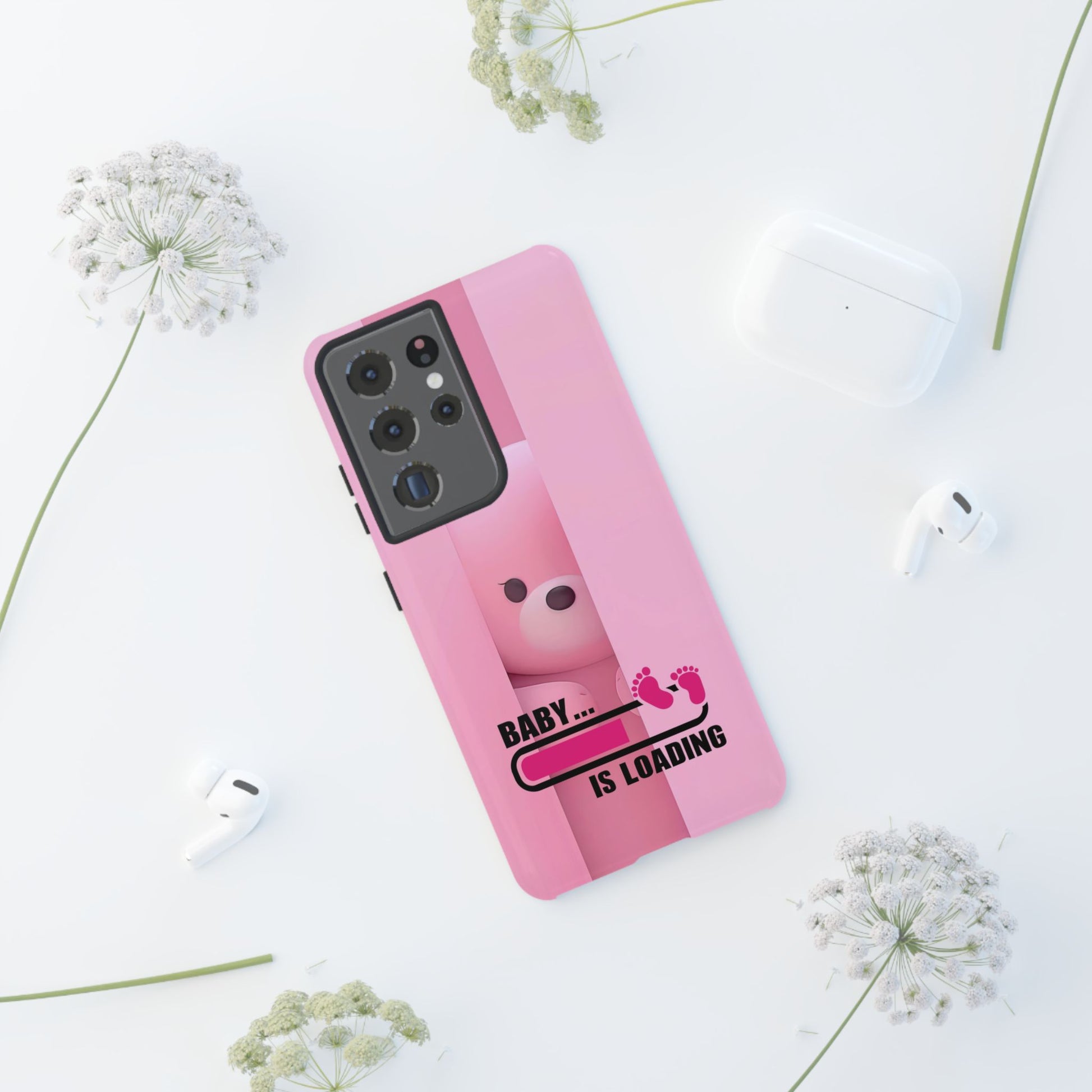 Cute Baby Loading Tough Case - Expecting Parents Accessory