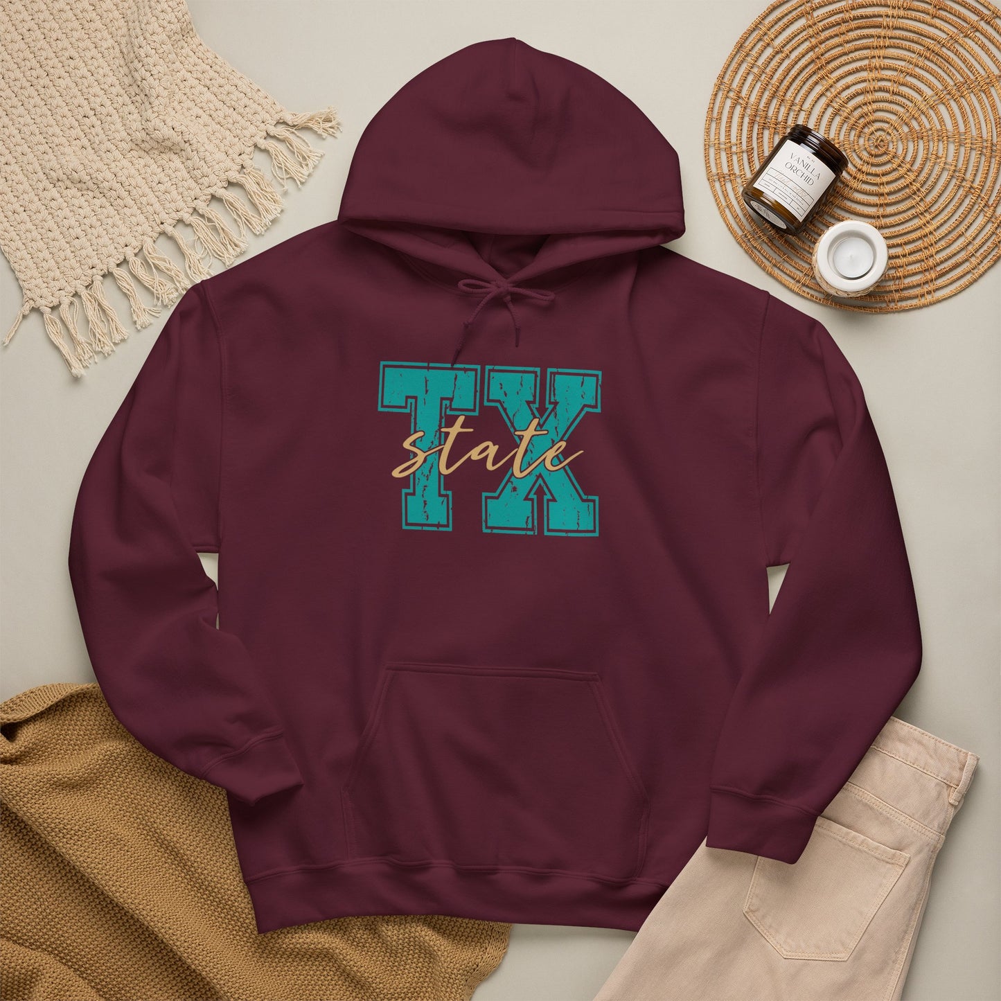 TX State Hooded Sweatshirt